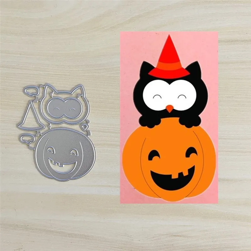 Тыквенная шляпа металлические штампы трафареты для фотоальбома декоративные