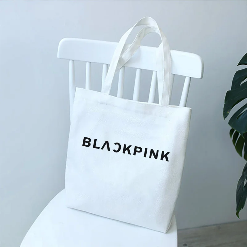 Женская Холщовая Сумка с принтом Повседневная однотонная сумка через плечо в