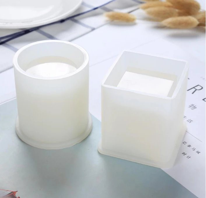 Силиконовая форма эпоксидная смола сделай сам контейнер для ручек квадратный