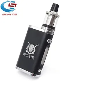 Black Электронная сигарета, регулируемый vape 80 Вт, комплект модов, Встроенный 2000 мАч, батарейный блок, 3 мл, бак, электронная сигарета, большой дымовой Атомайзер - Цвет: Black