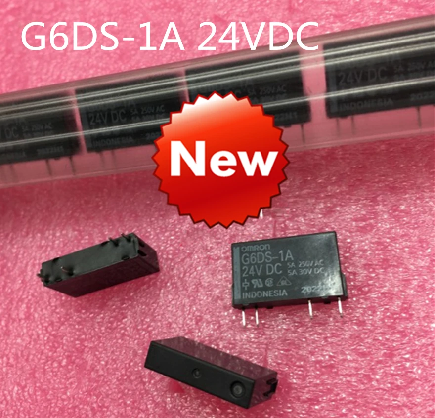 

10PCS Free shipping NEW relay G6DS-1A 24VDC 4 feet 5A