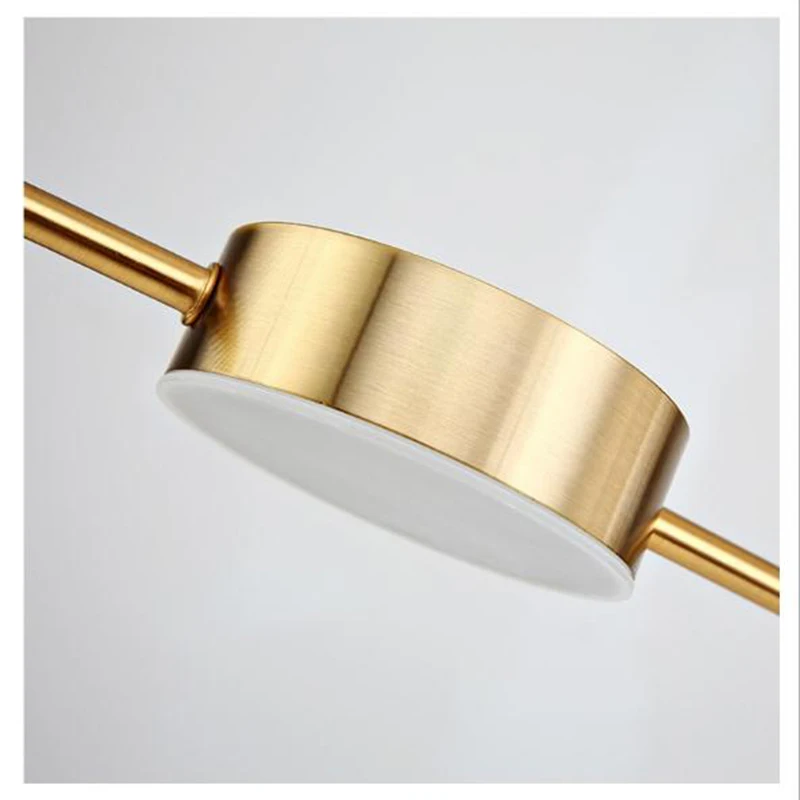 

Led Chandelier For Restaurant Hotel Dining Room Lustre Suspension Luminaire Lighting Fixtures American Gold Chandeliers