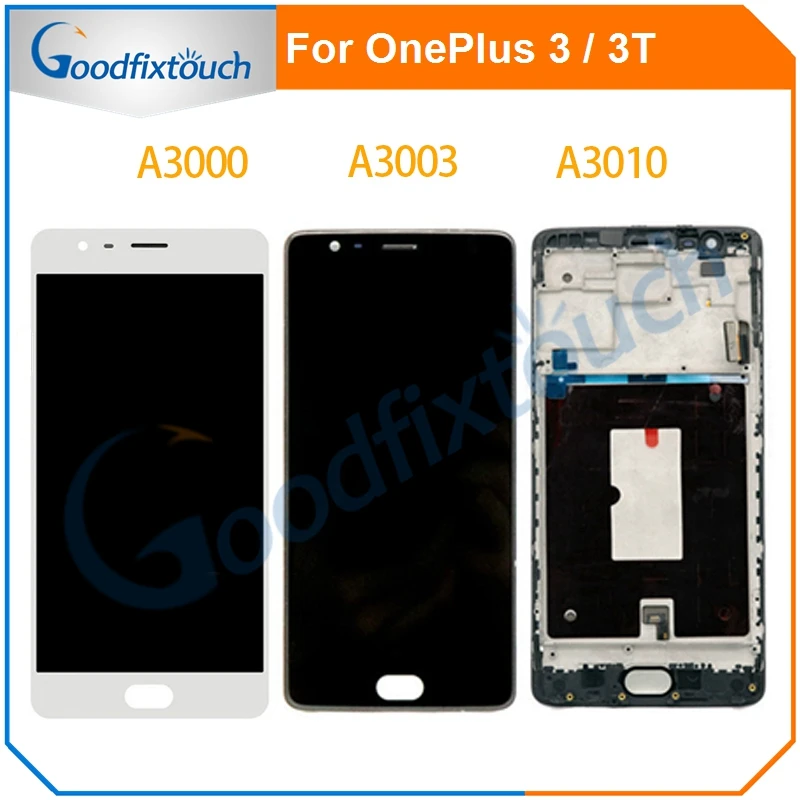 ЖК-экран AAA для OnePlus 3 3T 5 5T A3000 A3003 A3010 A5000 A5010 ЖК-дисплей кодирующий преобразователь