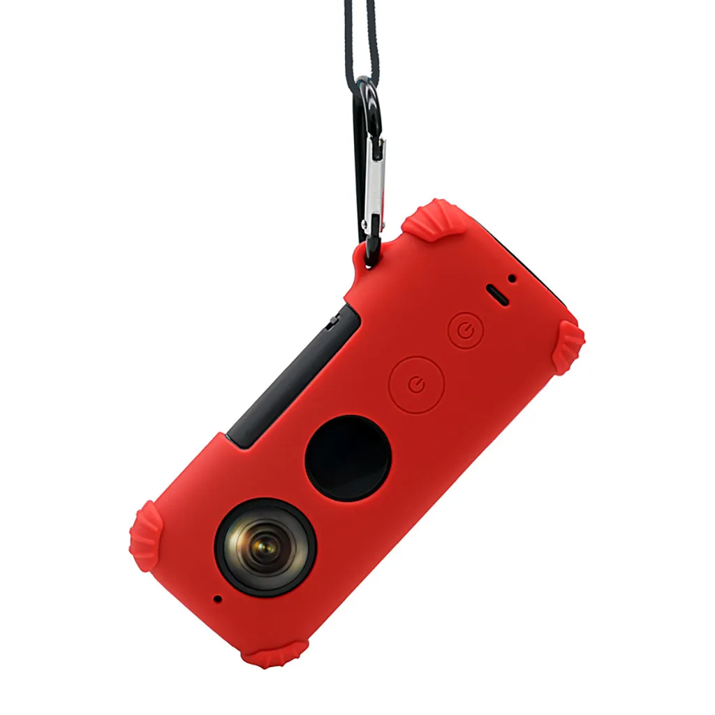 Silicone Protective Cover for Insta 360 ONE X Drop Protection Anti-Scratch Case insta Action Camera Accessories | Электроника