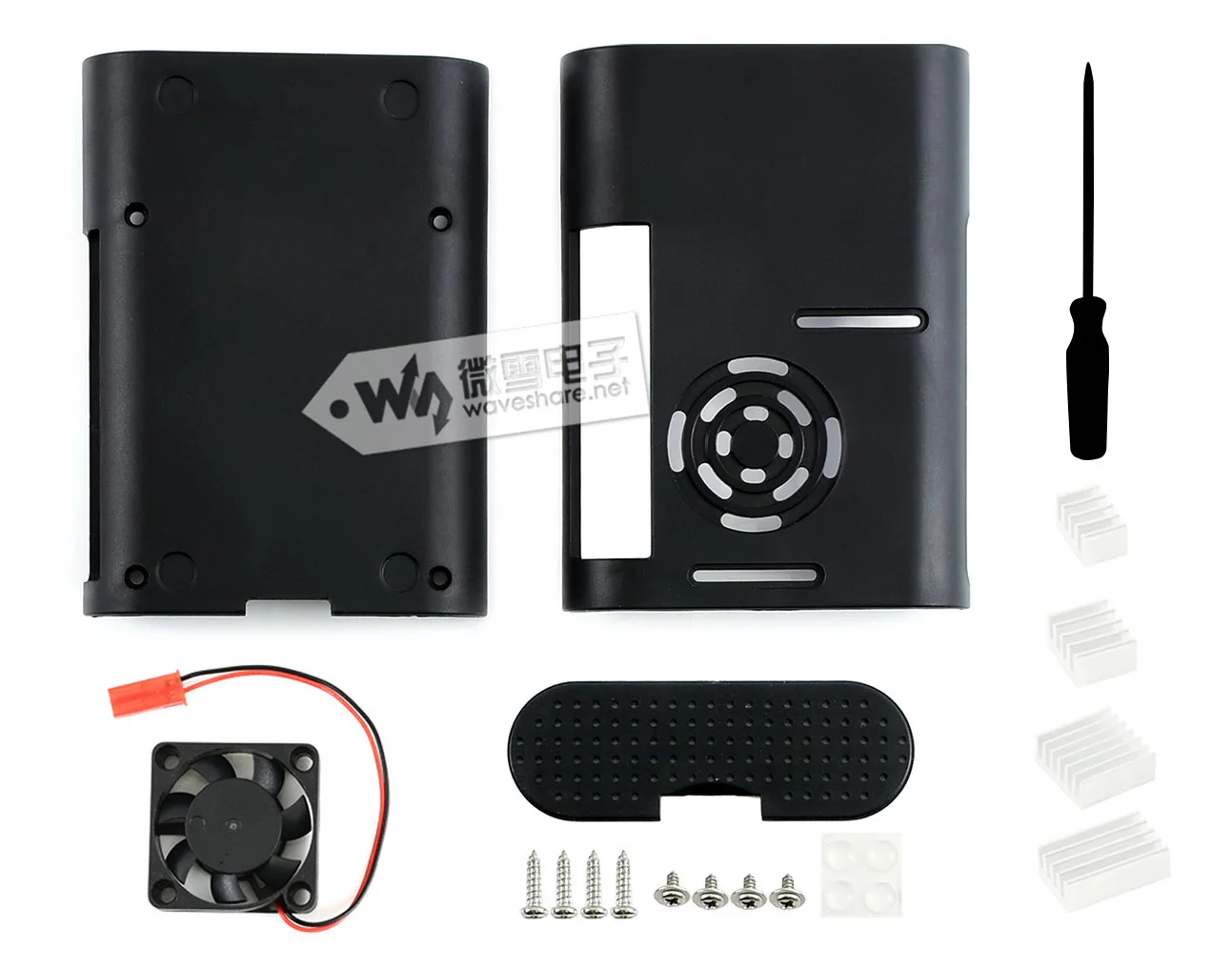 PI4 CASE D Raspberry Pi 4 Case type акриловый чехол для с охлаждающим