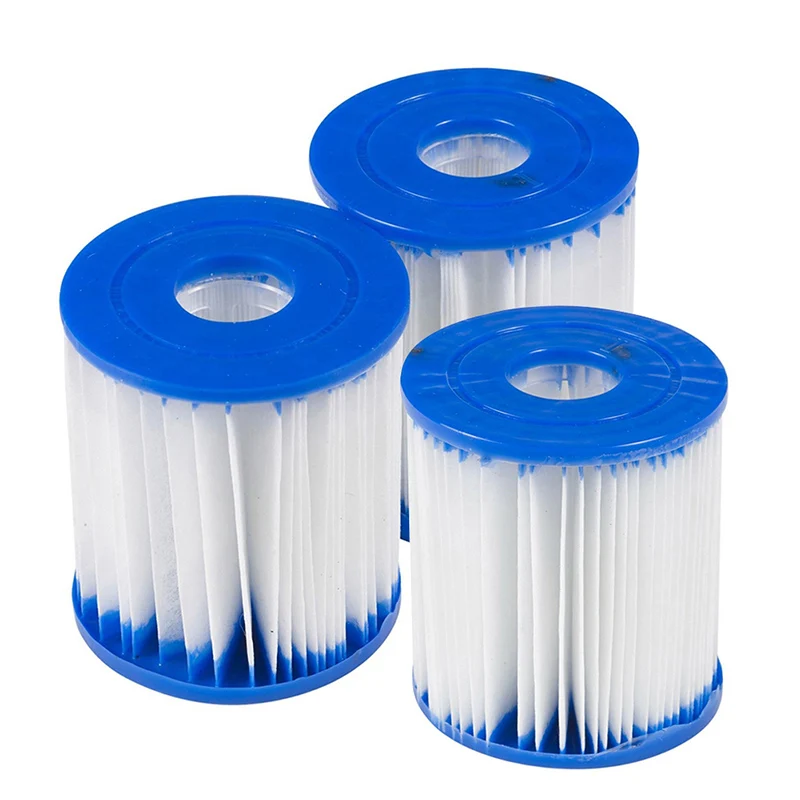 

High Quality 1/2/3 Pcs Replacement Filter Cartridge Inflatable Swimming Pool Pump Easy Set Up Accessories DOG88