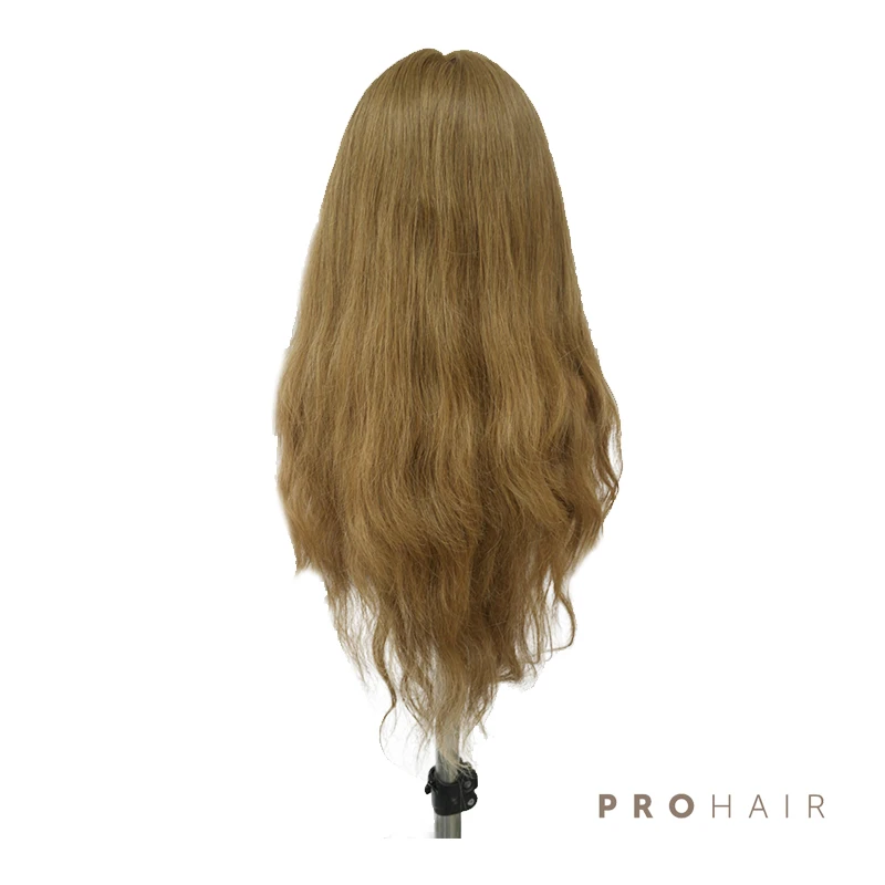 PROHAIR OMC одобренный 50 см 2" человеческие волосы темный блонд соревнование манекен головы Парикмахерская манекен голова куклы