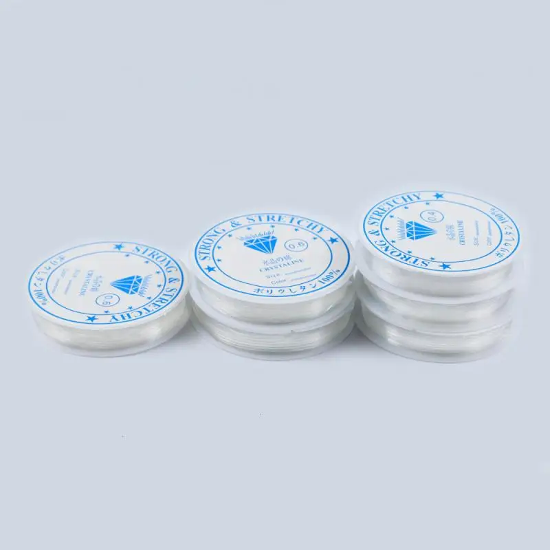 

5 roll Strong Stretchy Crystal Elastic Beading Line Cord Thread String For DIY Necklace Bracelet Jewelry Making Findings