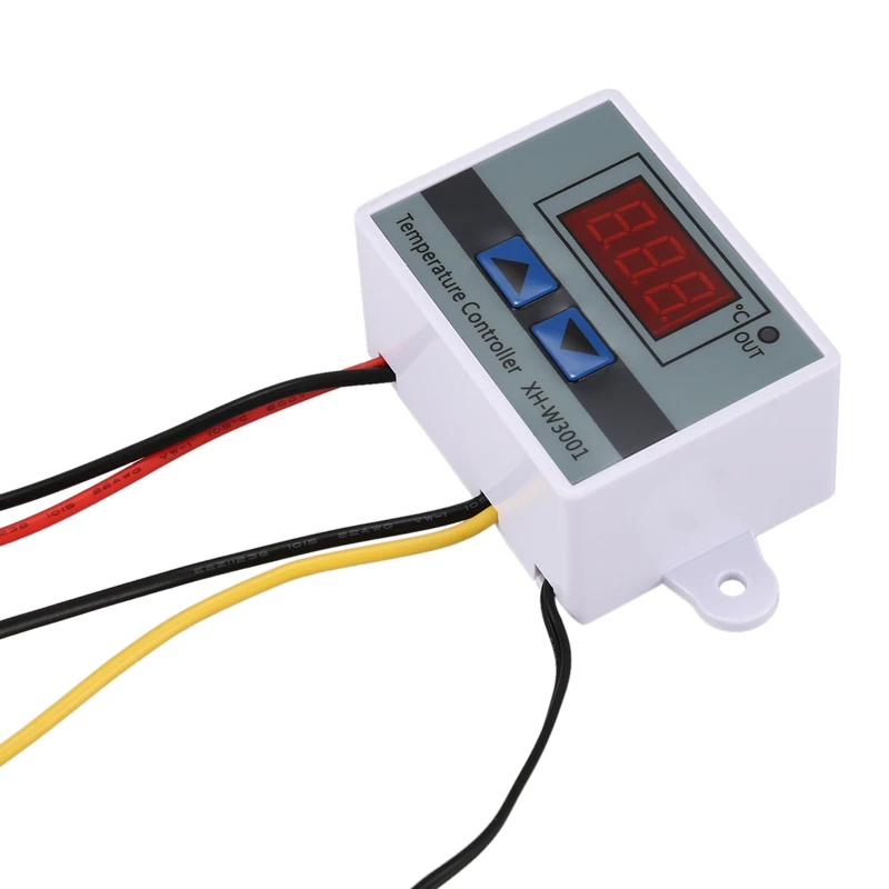 

3Pcs 220V 10A Digital LED Temperature Controller Thermostat Control Switch Probe