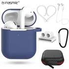 2-7 шт. противоударный чехол для airpods милый силиконовый чехол для airpods 2 чехол Защитный чехол для Apple air pods 2 Чехол аксессуары