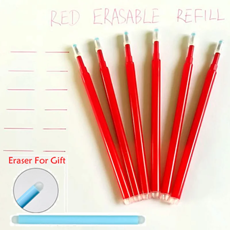 Офисные и школьные канцелярские принадлежности сменная ручка 0 7 мм красная