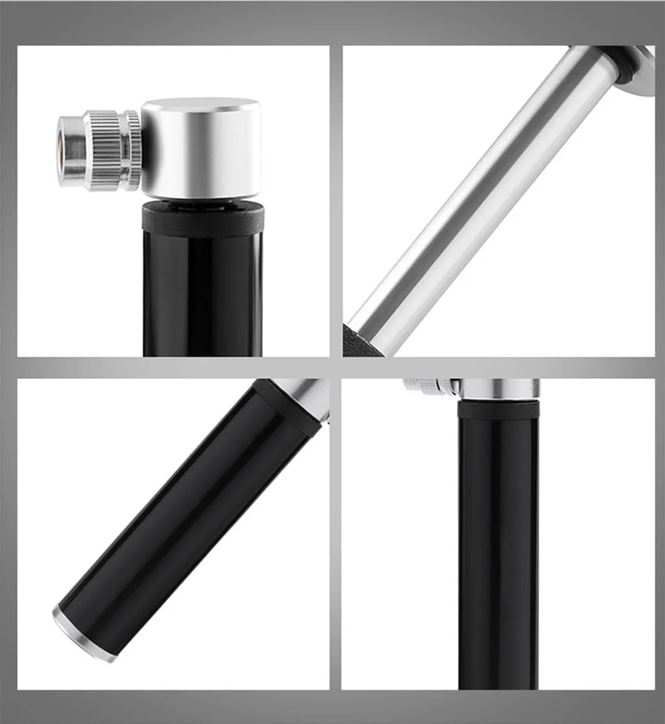 Алюминий мини Портативный Велосипедные насосы велосипедный воздушный насос для