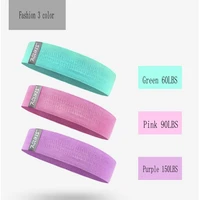 new workout fitness hip loop resistance bands anti slip squats expander strength rubber yoga gym training braided elastic band