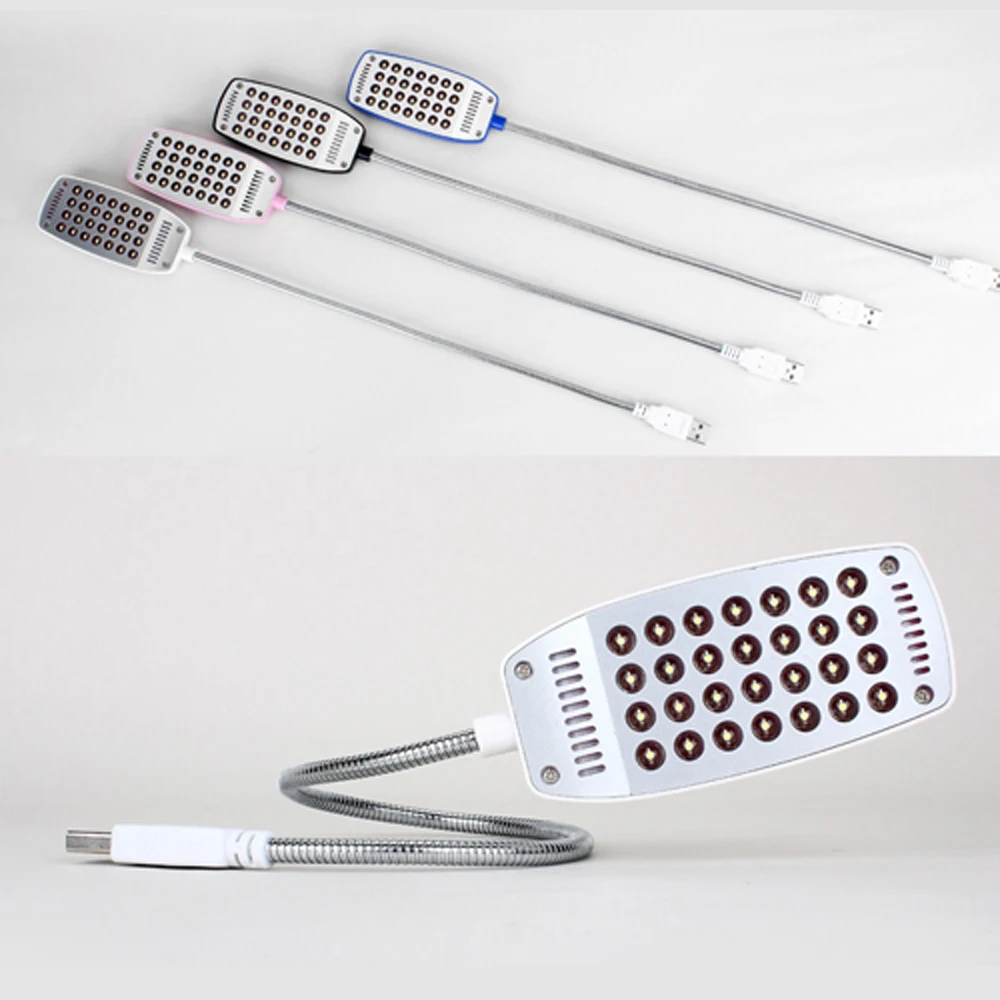 Светодиодный ночник с USB светильник кой Портативный Гибкий Настольный на шею