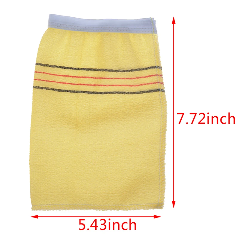 2PCS Korean Italy Asian Exfoliating Bath Washcloth Body Scrub Shower Towel Tool Home Cleaning Washing Scrub Shower Towels images - 6