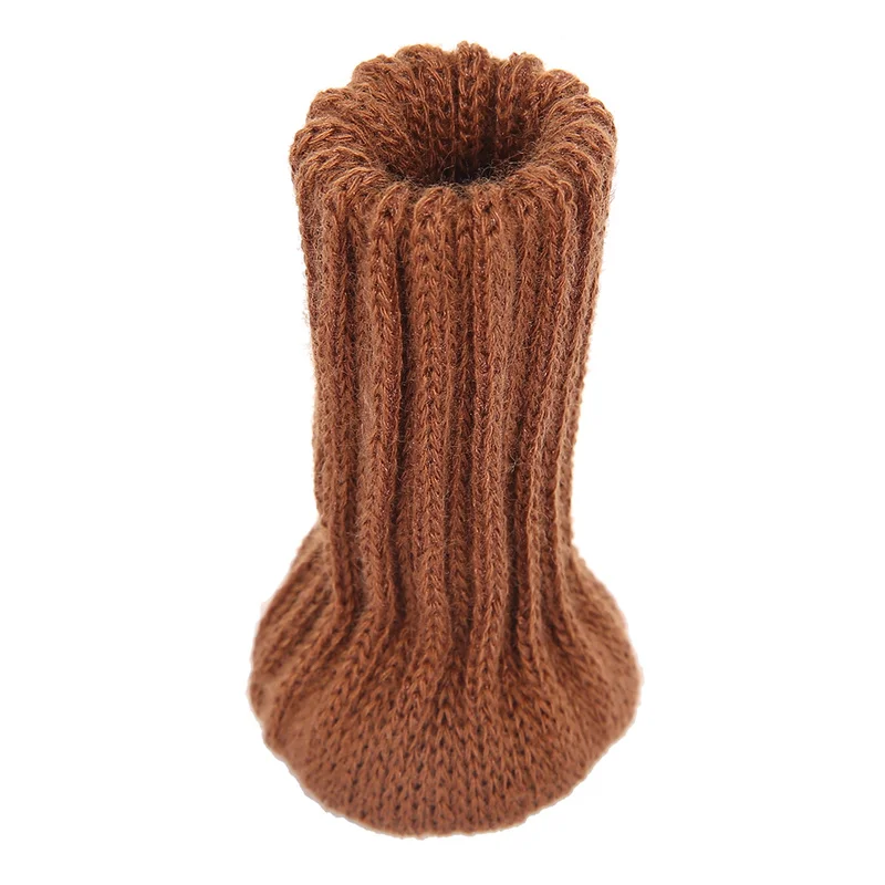 Чехлы для ножек мебели протектор ног двойные Вязаные чехлы стола стула