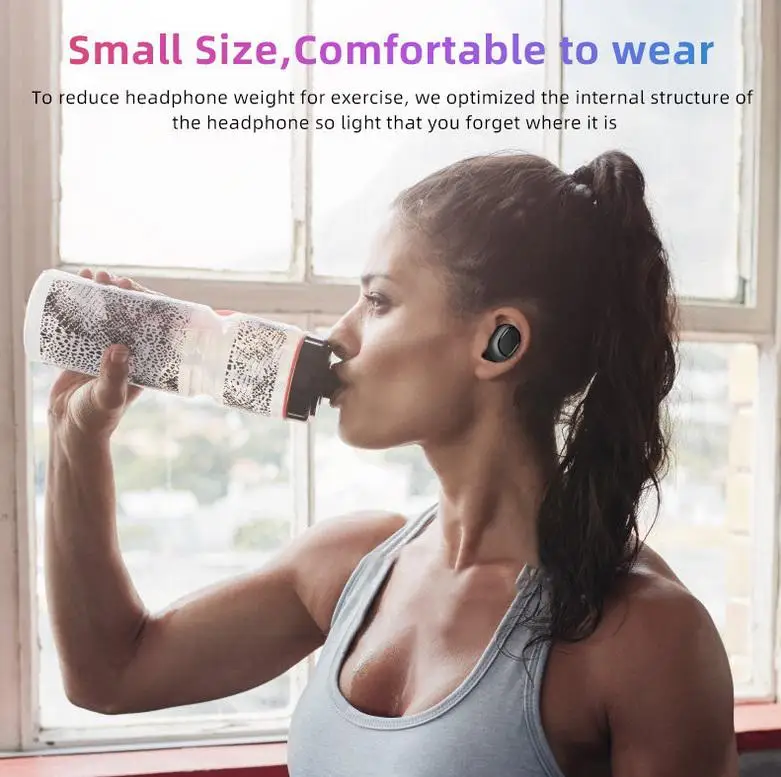 TWISTER.CK TWS M2 беспроводные Bluetooth-наушники портативные наушники с микрофоном для iPhone