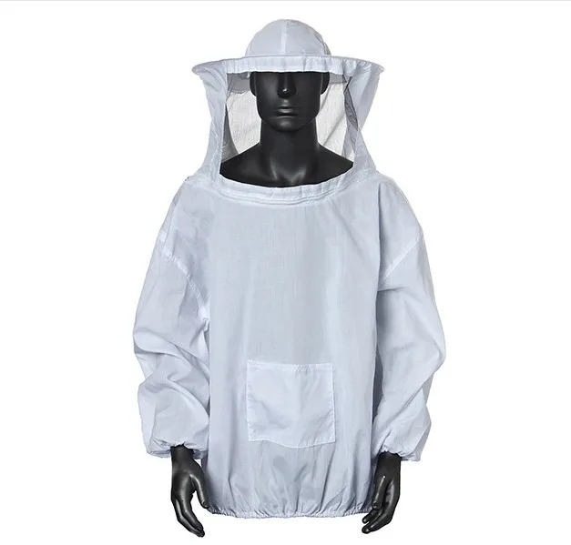 

Anti Bee Beekeeper Suit Unisex Beekeeping Protective Clothing Costume Jacket Coat Defensa Extensible with Hood Garden Supplies