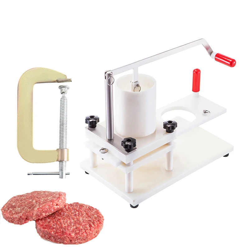 Ручной пресс для гамбургеров машина формовки котлет из полиэтилена круглый