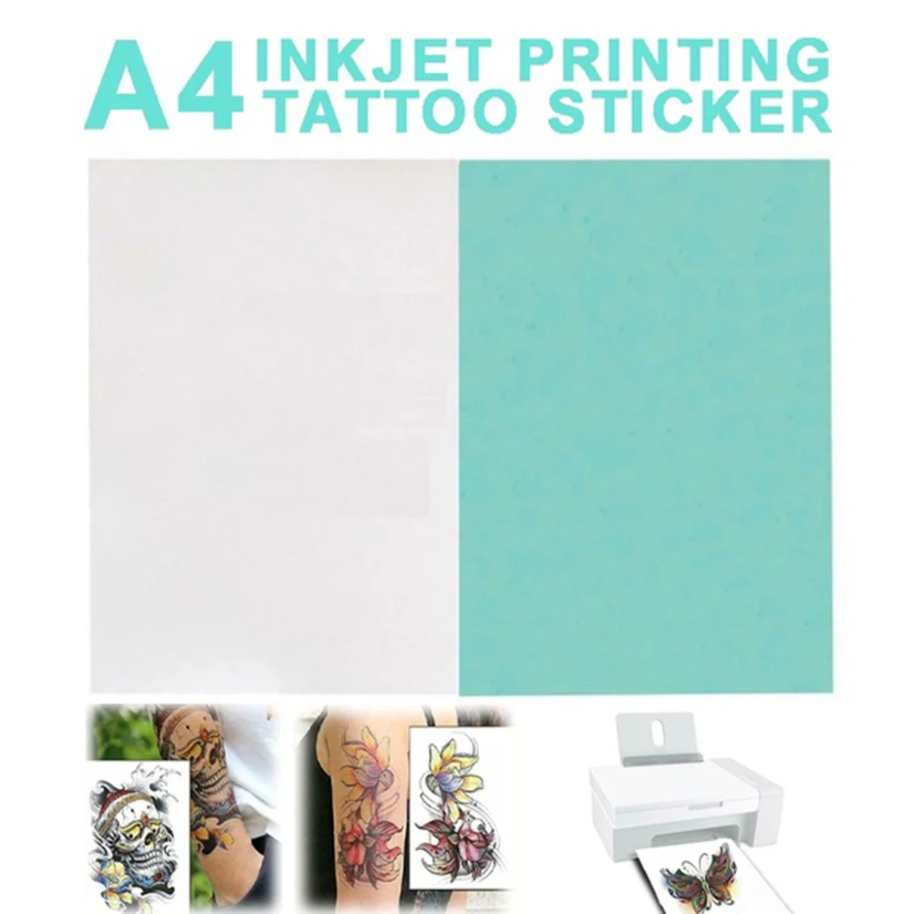 A4 Temporary Tattoo DIY Printing Paper Transfer Decal Papers for Inkjet Printer