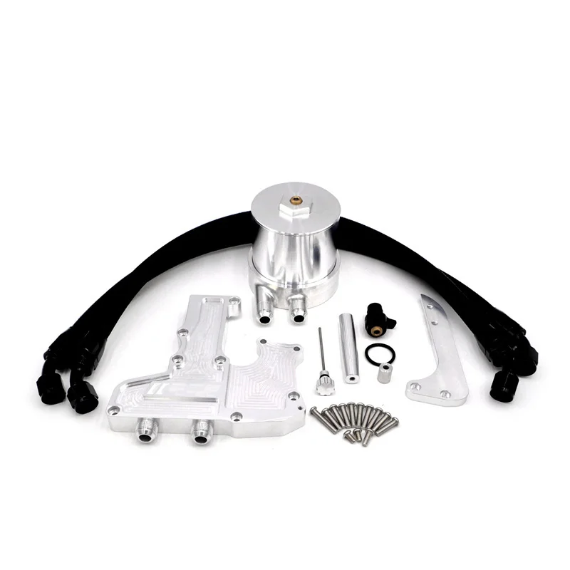 

Комплект алюминиевых маслоуловителей для Volkswagen Golf 6 GTI Mk6 Audi A3 2,0 T Skoda TT Gen 2 EA888 двигатель PQ35 PQ46 комплект маслоуловителей