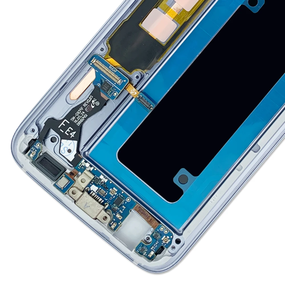 5 &quotSuper AMOLED для Samsung Galaxy S7 Edge ЖК-дисплей сенсорный экран с рамкой G935 G935F SM-G935FD |
