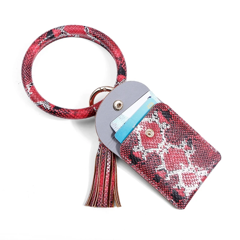 Цепочка с подвеской из искусственной кожи под змеиную кожу | Багаж и сумки