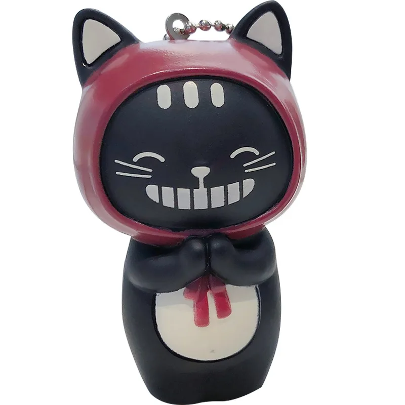 Корейская версия мультфильма влюбленные кошки милая маленькая черная кошка