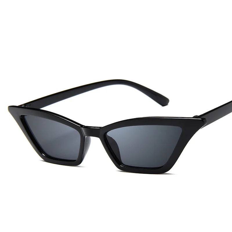 Модные солнцезащитные очки для женщин Кошачий глаз маленькая оправа