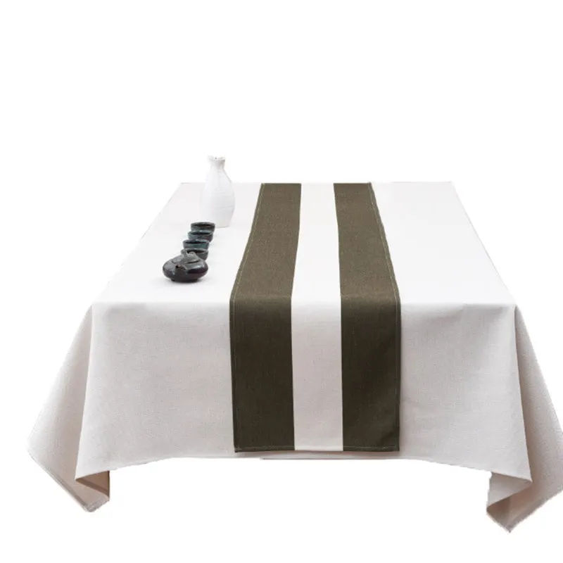

Simplicity Table Runners Blue White Striped Table Flag Modern Dining Table Wedding Party Decoration Table Cover