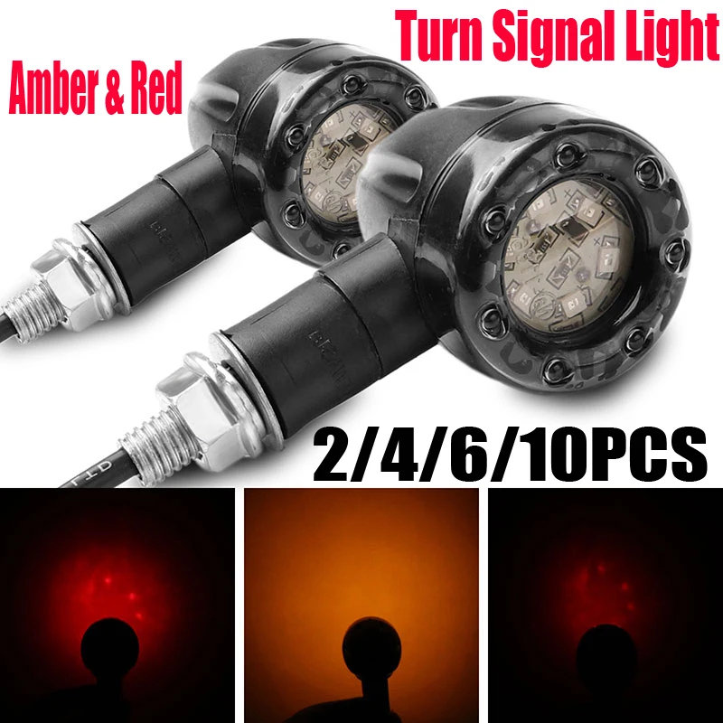 

Motorcycle Turn Signal Light Motorcycle Brake Stop Lights Motorcycle Amber Red Indicator Lamp Motorcycle Turn Signal Brake Light