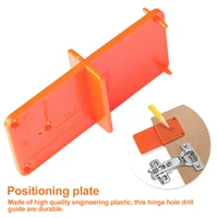 abs hinge hole drilling guide locator woodworking tools hole opener template door installation jig cabinets diy tool