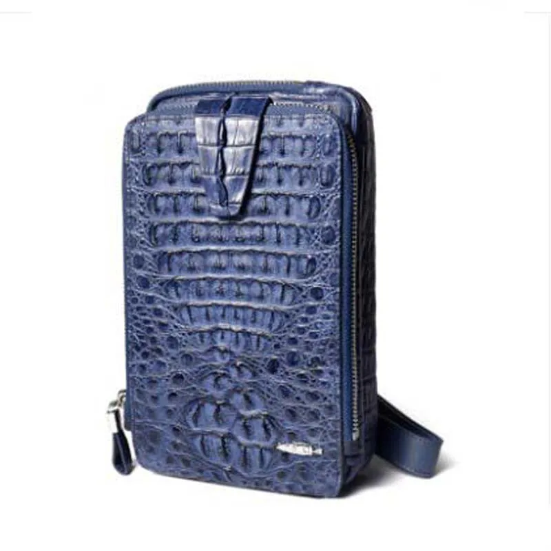 

yuanyu new men chest bag Inclined shoulder bag New product Men crocodile leahter bag men chest bag
