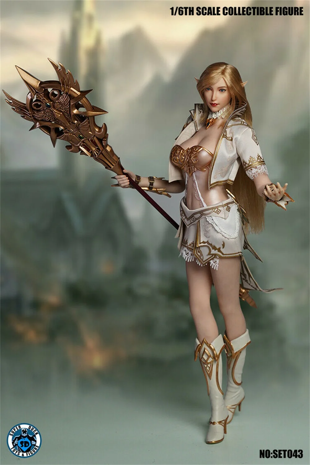 In Stock SUPER DUCK 1/6 COSPLAY SET043 Fairy Elf Clothes W Head F 12&quot Pale Big Chest Phicens Body Doll | Игрушки и хобби