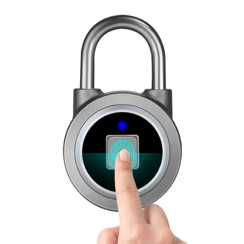 

Fingerprint Padlock Electronic Smart Padlock Home Locker Anti-theft Fingerprint Lock Portable Smart Fingerprint Lock