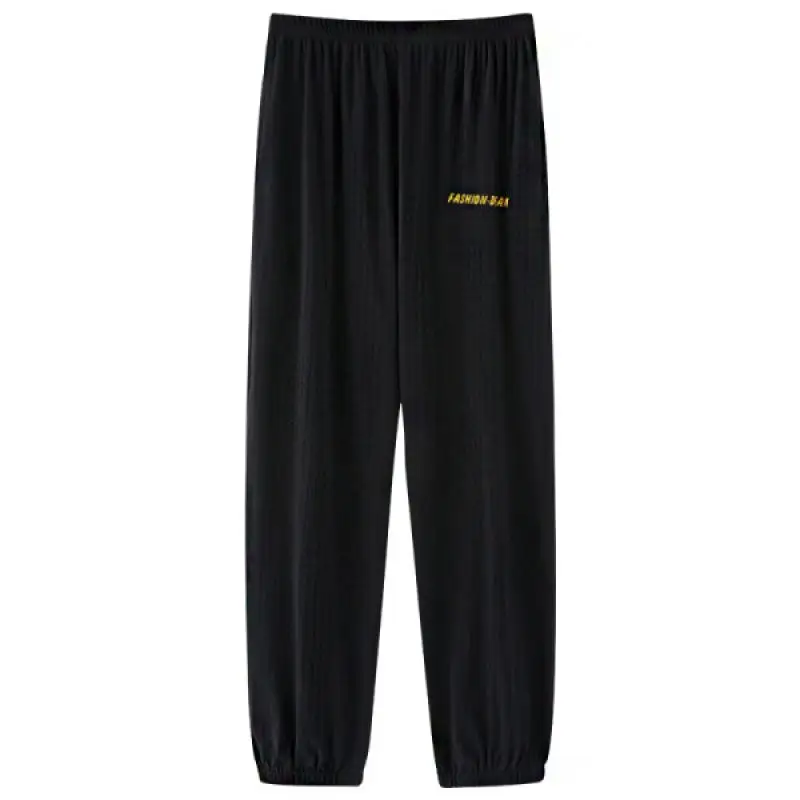 

Puls Size M-4Xl Pajamas Women Autumn One-Piece Cotton Trousers Double Pocket Pajamas Thin Loose Printed Home Pants