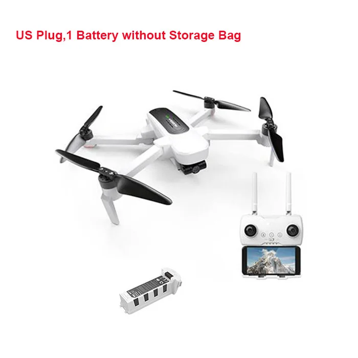 [] Hubsan H117S Zino gps 5,8 Г 1 км с видом от первого лица в формате 4K UHD, Камера 3-осевому гидростабилизатору RC Дрон Квадрокоптер RTF - Цвет: US 1 Battery