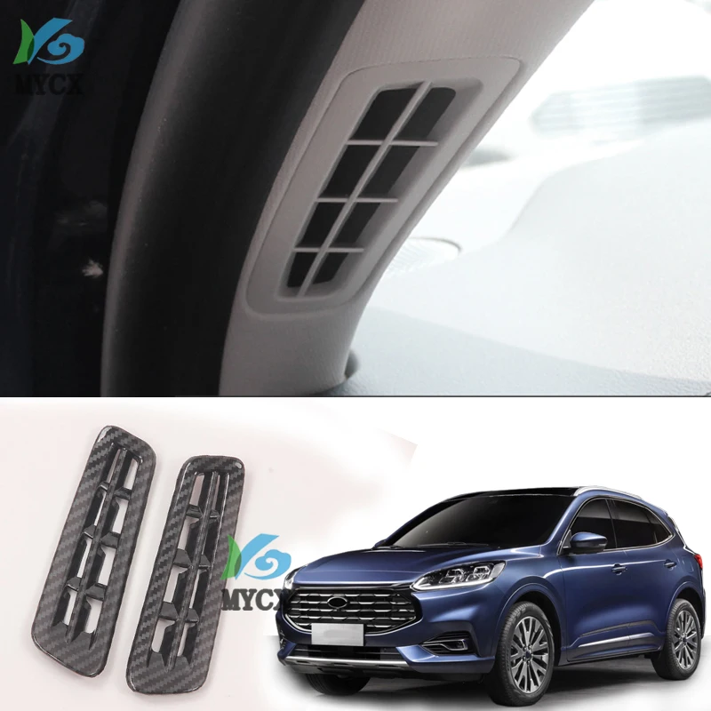 

2 шт., накладки на решетку вентиляционного отверстия для Ford Kuga Escape 2020 2021