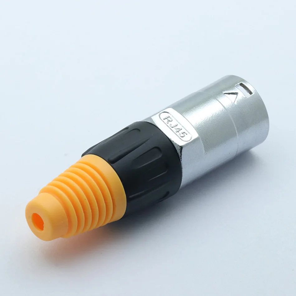 RJ45 водонепроницаемый разъем RJ45 штекер Ethernet разъем IP65 прямой RJ45 Тип 50 шт./лот
