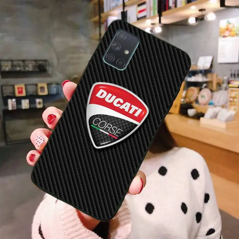 

Motorcycle brand DUCATI Custom Soft Phone Case For Samsung Galaxy A21S A01 A11 A31 A81 A10 A20E A30 A40 A50 A70 A80 A71 A51
