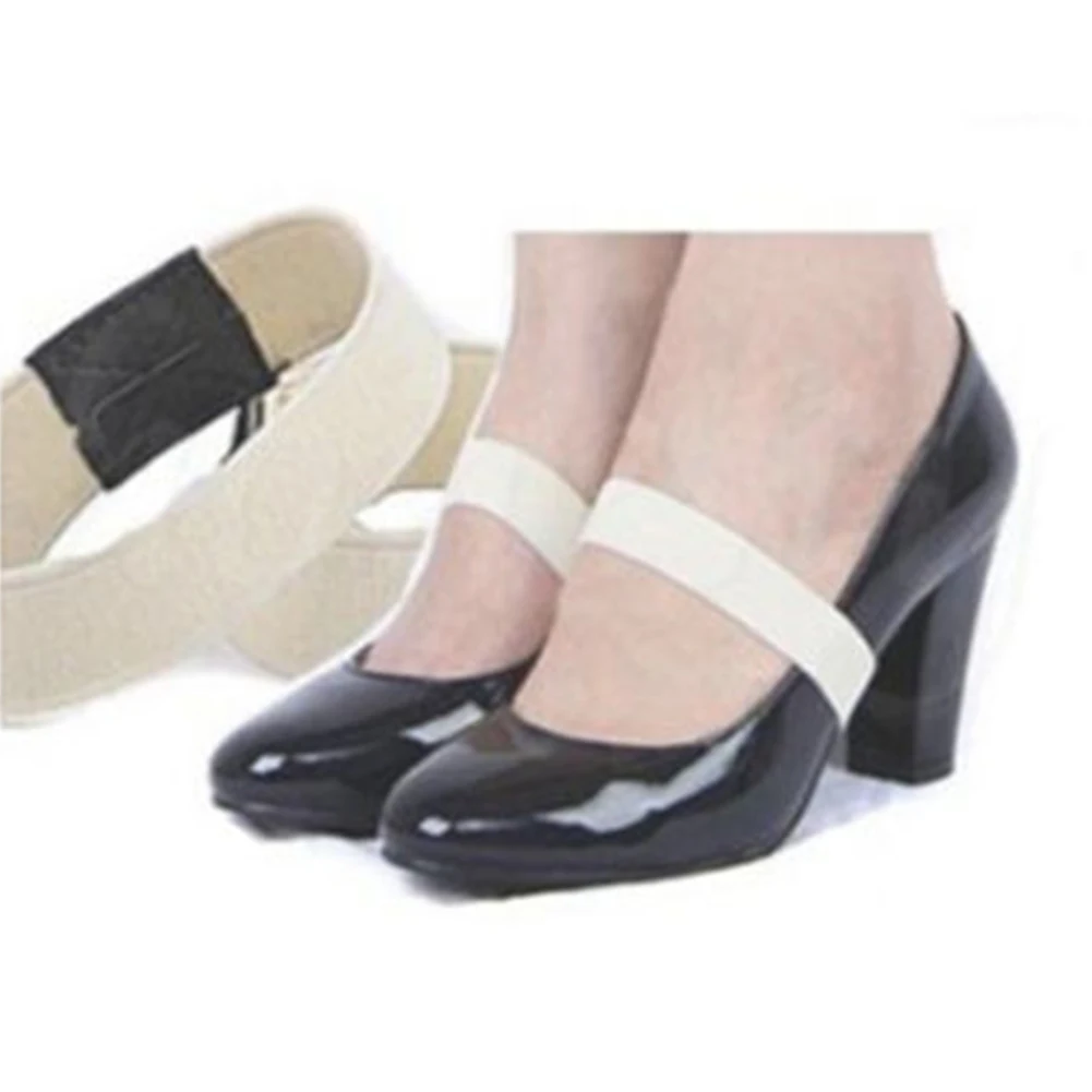 

Colored Elastic Band Shoe Strap Solid Color Shoelace For High Heel Shoes 2*20cm