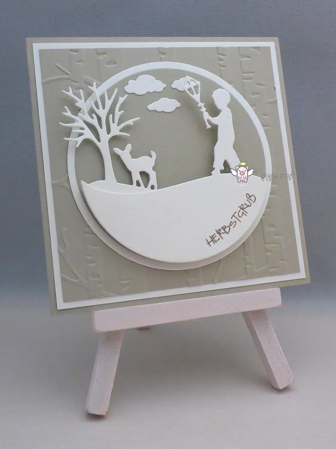 Свинья для рукоделия металлический Трафаретный вырубной штамп резки форма