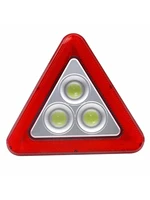 4 modes rechargeable led emergency light warning triangle warning sign 19cm battery to ensure travel safety