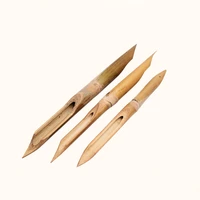 bamboo punch pottery tools crafts bottom hole potters ceramic clay polymer scraping modelling tool