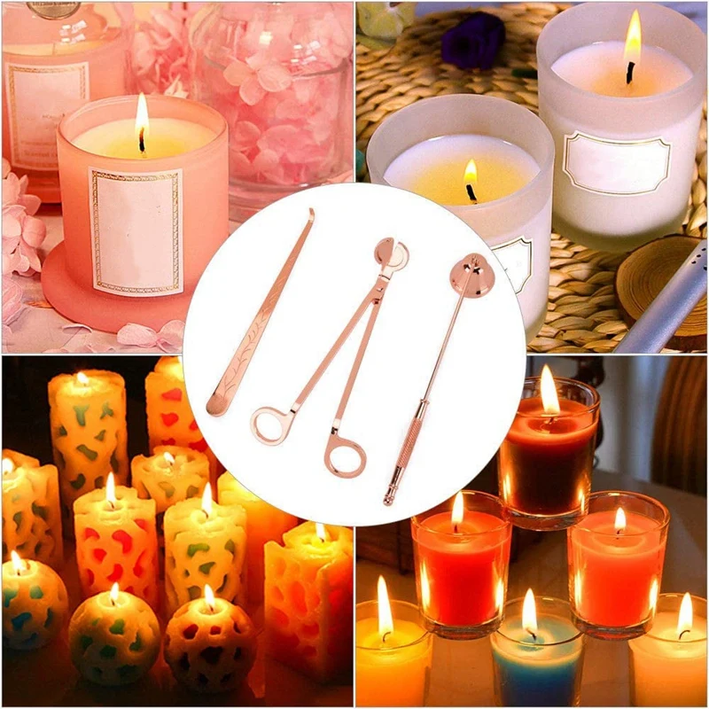 3 шт. флакон для свечей фитиль свечи безопасно гаснет | Дом и сад