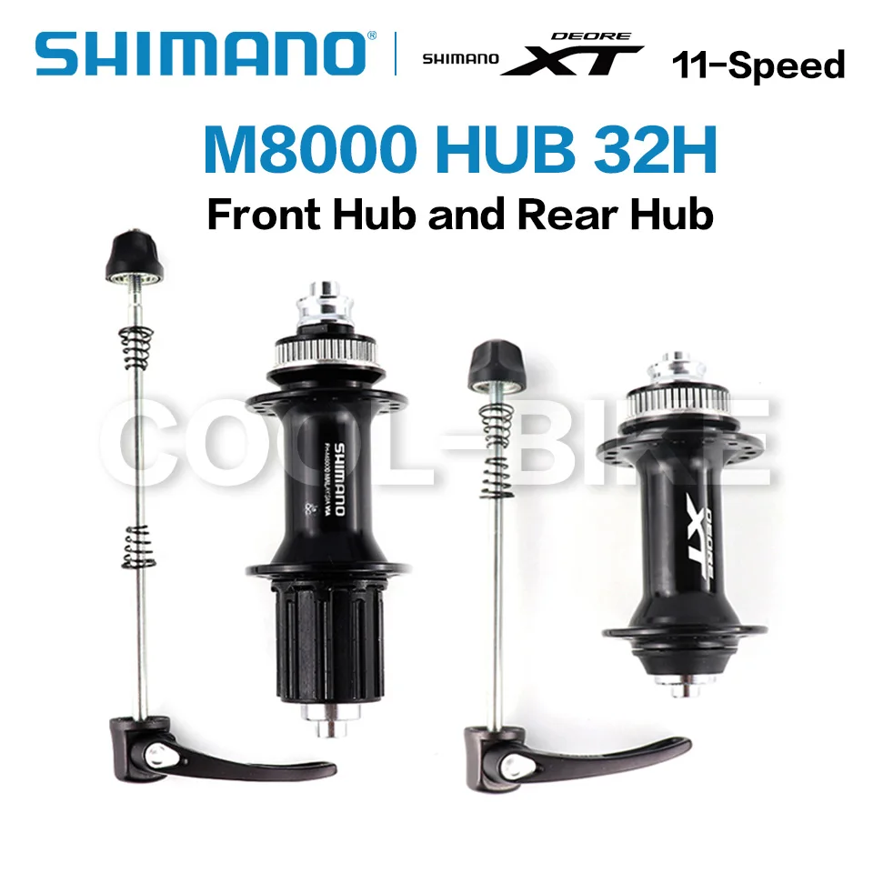 SHIMANO XT M8000 передняя Задняя Ступица FH HB Centerlock QR 10x135 мм 32 Отверстия MTB Bike Quick