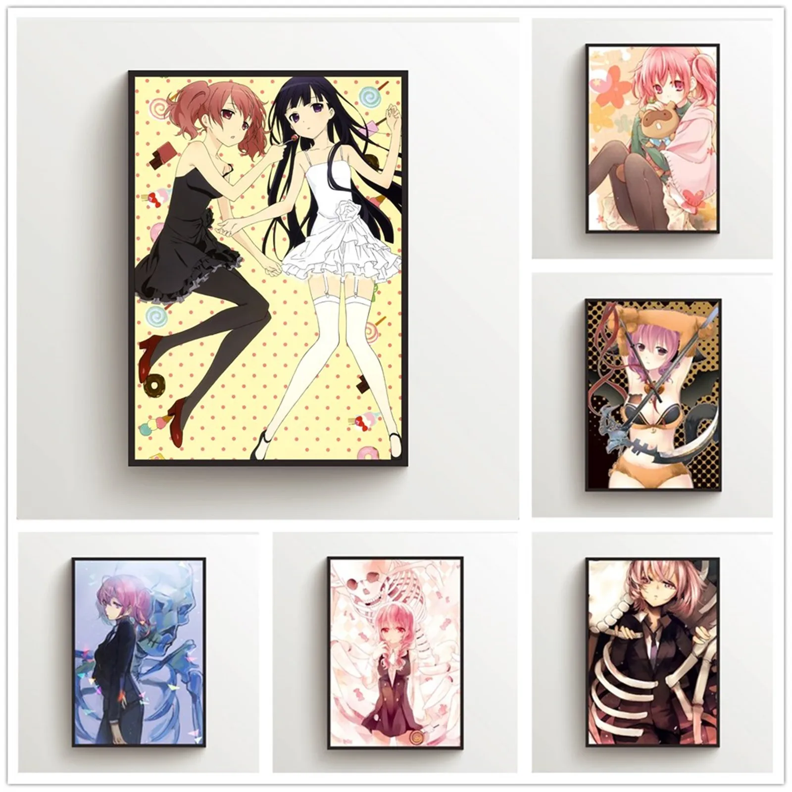 

Inu Boku SS Ririchiyo Karuta Anime Polypropylene Poster Picture Bar Shop Door Wall Decor
