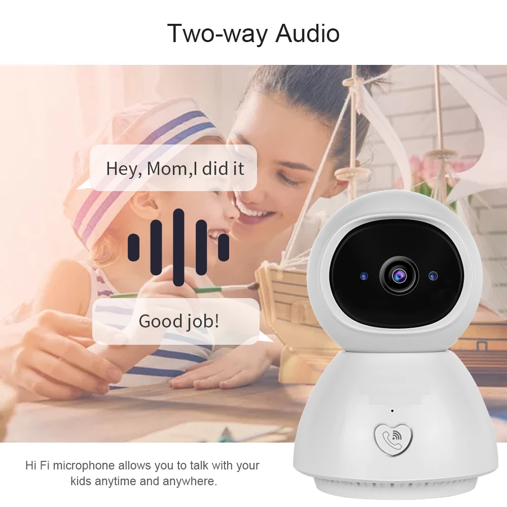 Беспроводная ip камера для видеоняни и 1080P приложение автоматического слежения за
