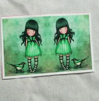 H114-12 13x20.5cm ZENGIA девушки хлопок холст ткань для DIY шитье лоскутное Декор ткань для кошелька/сумки/подушки ручная окрашенная ткань - Цвет: H114-12 13x20.5cm
