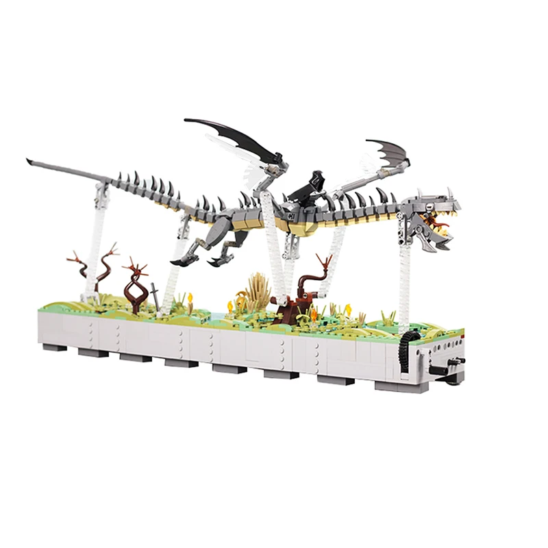 MOC новый дизайн летающий дракон набор строительных блоков DIY пазл летающее